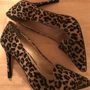 🐯❗️Leopard pointed toe heels